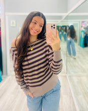 Striped Scoop Neck Sweater