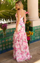 Pink Floral Passion Prom Dress