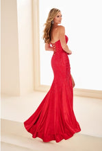 Red Strapless Corset Dress