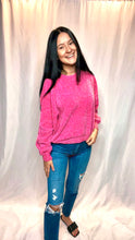 Pink Chenille Sweater
