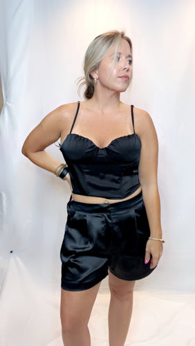 Satin Sheet Shorts