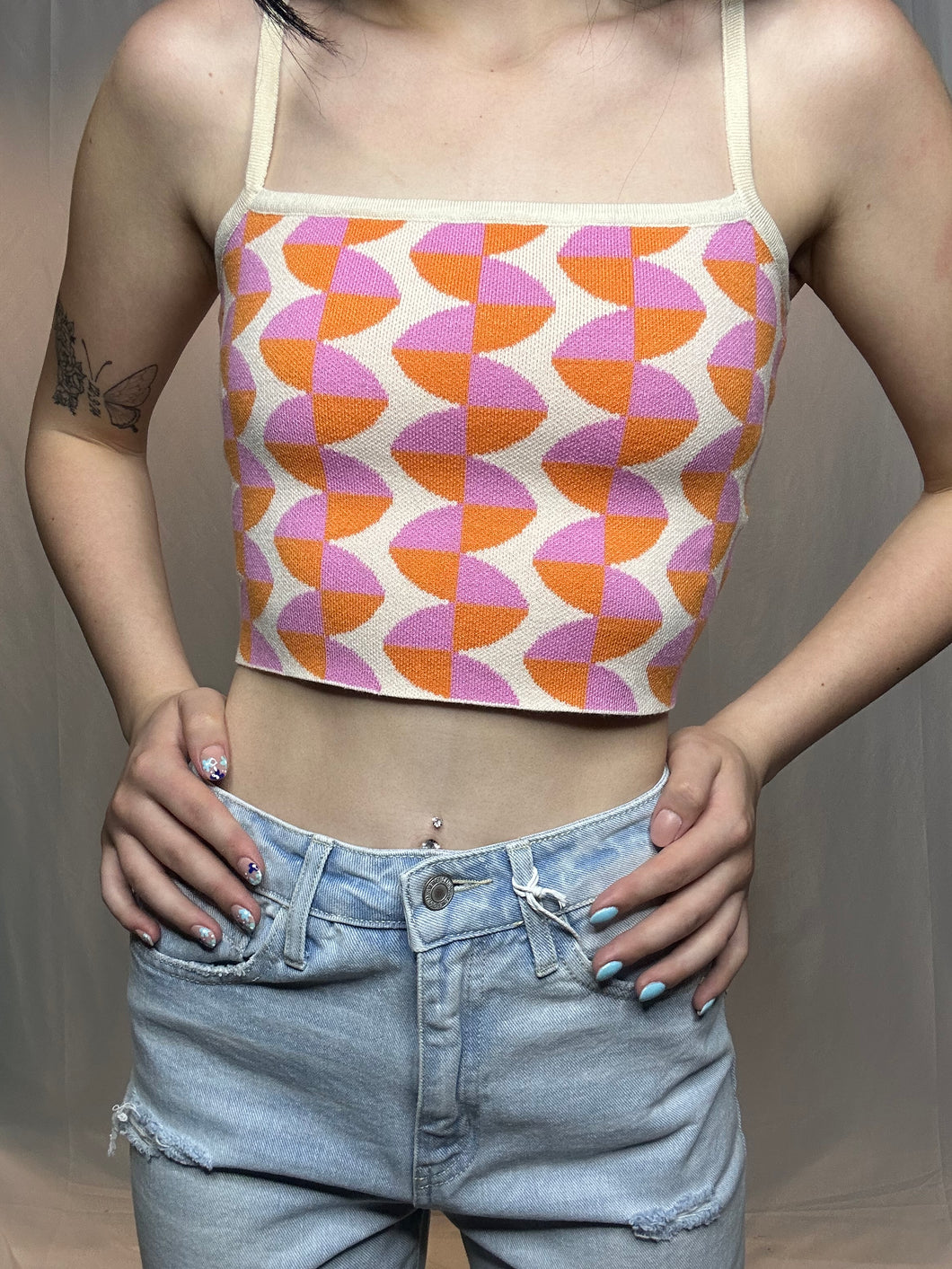 Back to the 70's Crop Top