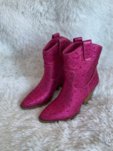 Fuchsia bedazzled Dolly Boots