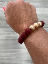 Clay and Gold Beaded Bracelets