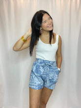 Blue bandana Shorts