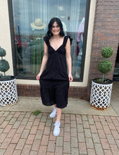 Black Linen Sun Dress