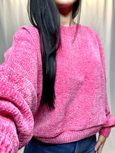 Pink Chenille Sweater