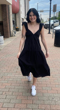 Black Linen Sun Dress