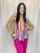 Pop of Color Blouse
