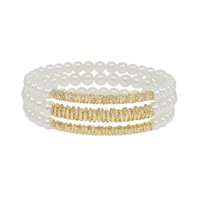 Set of 3 Beaded Bracelets