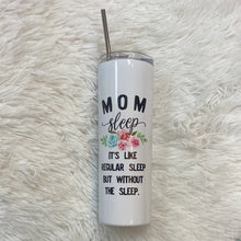 Skinny Tumblers w/ Handle & Metal Straw