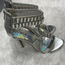 Tarra Silver Stone Stiletto Heel