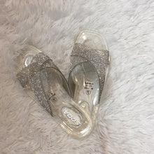 Picture Clear Rhinestone Sandal
