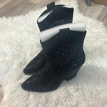 Black Bedazzled Dolly Boots