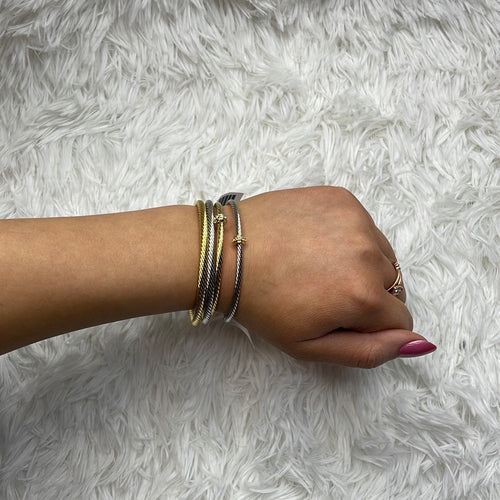 Metal cuff bracelet