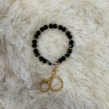 Sparkley headed key rings