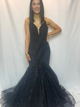 Mermaid ball gown w back cut out