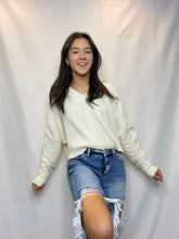 Chenille V-Neck Sweater