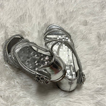 Nora Silver Rhinestone Flat Sandal