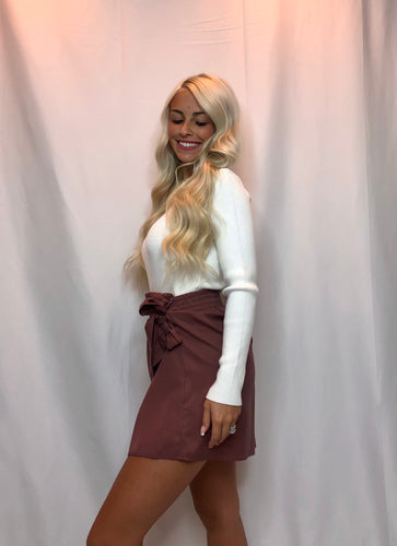 Wrap Mauve Skort