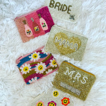 Beaded Zipper Pouches