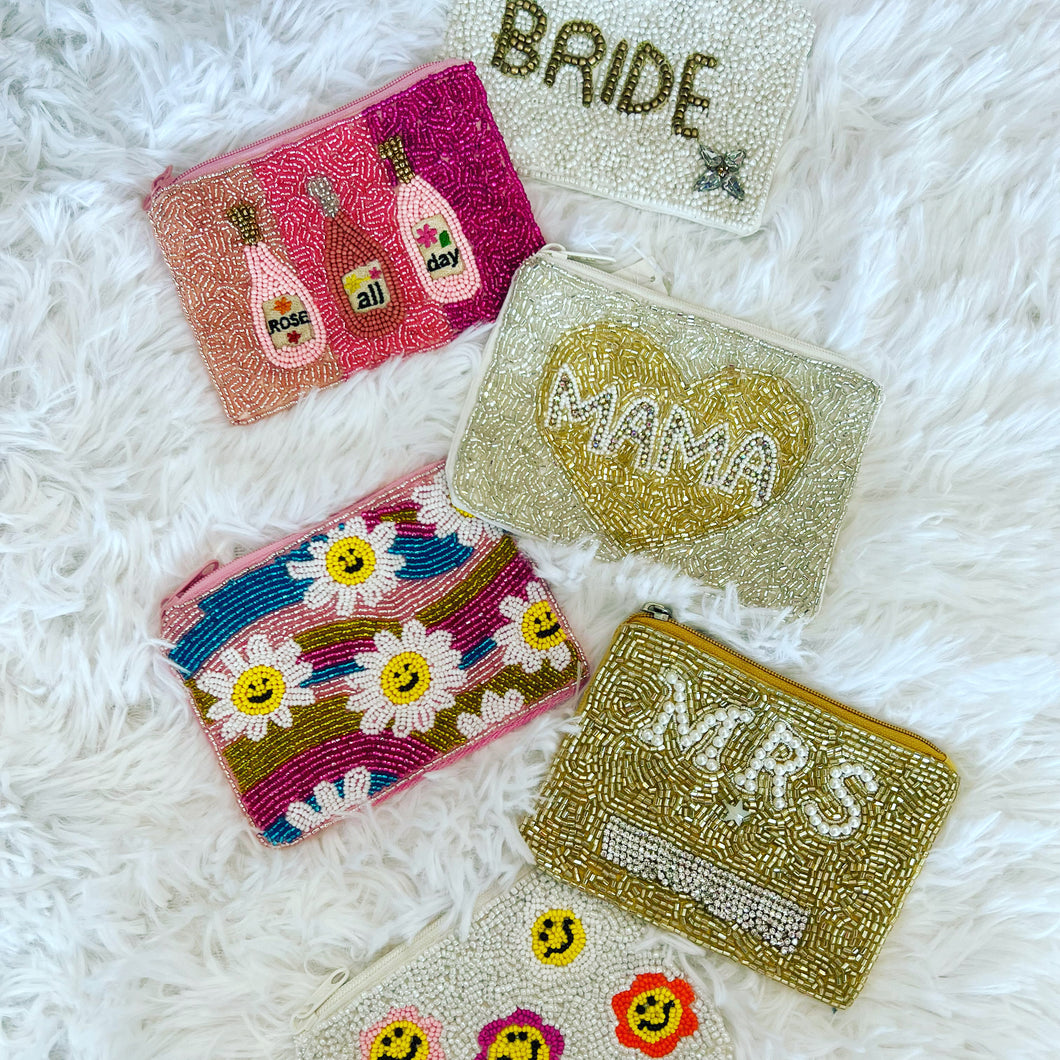 Beaded Zipper Pouches – Moments to Remember