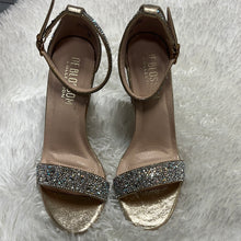 Celina Nude Shimmer Rhinestone Heel