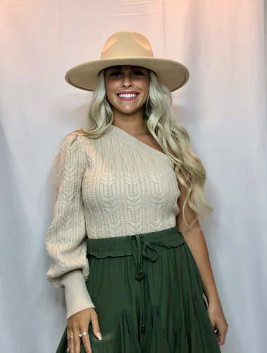 One Shoulder Sweater