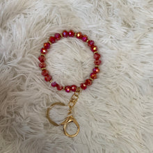 Sparkley headed key rings