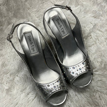 Brooke Metallic Silver Platform Heel