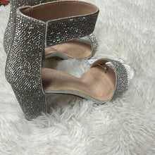Nicky Silver Rhinestone Ankle Wrap Chunky Heep