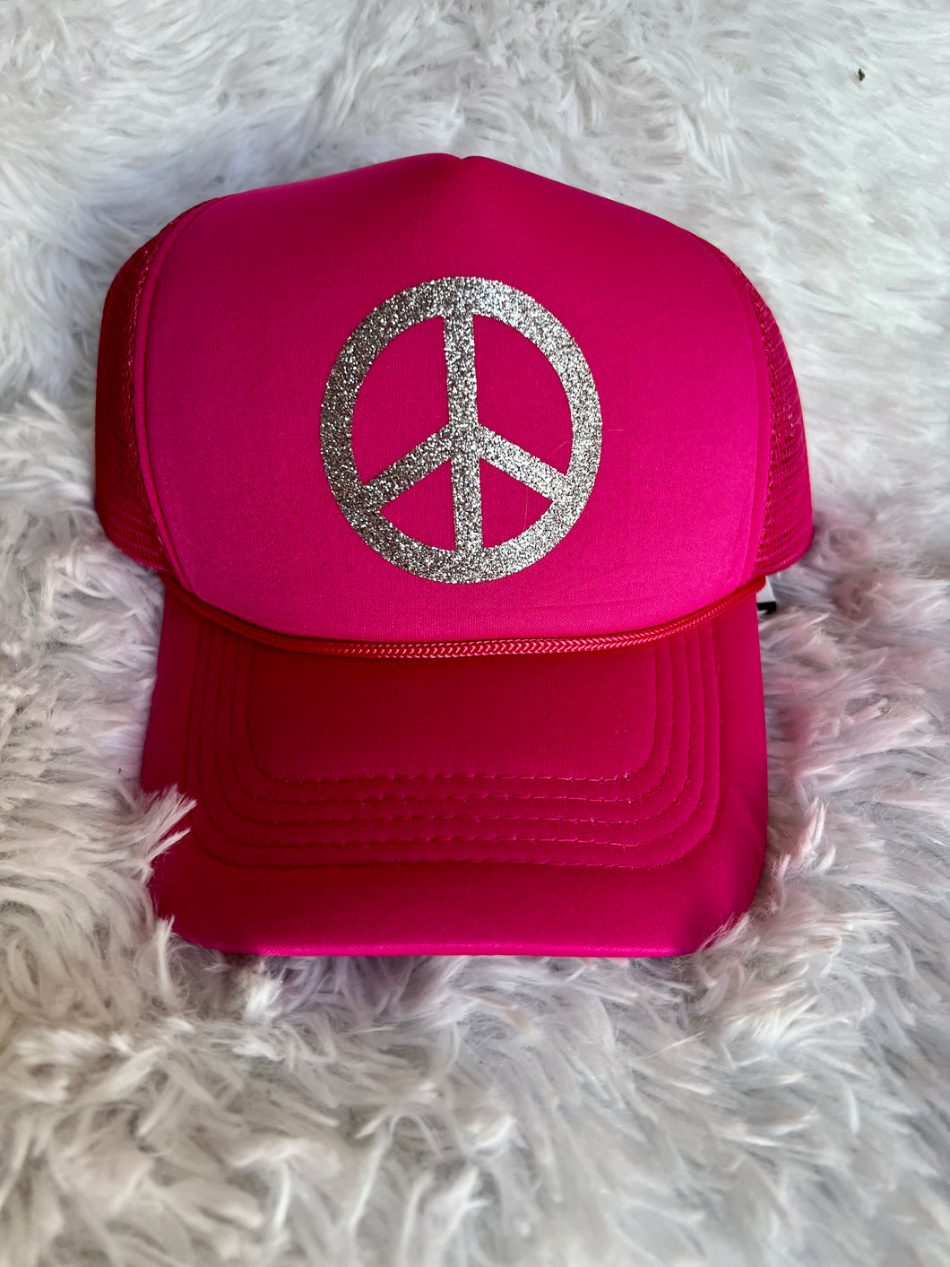 Peace Sign Trucker Hat