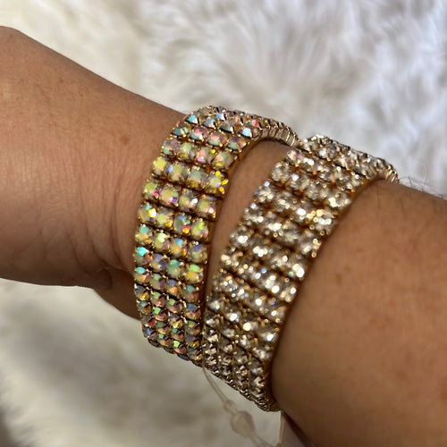 4 Width Diamond Stretch Bracelet