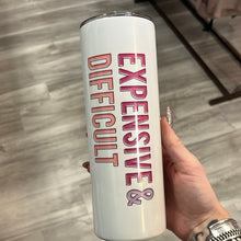 Skinny Tumblers w/ Handle & Metal Straw