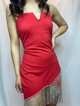 Fringe Fitted Dress