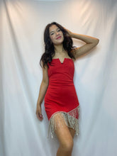 Fringe Fitted Dress