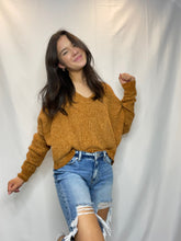 Chenille V-Neck Sweater