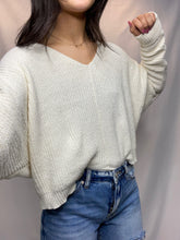 Chenille V-Neck Sweater