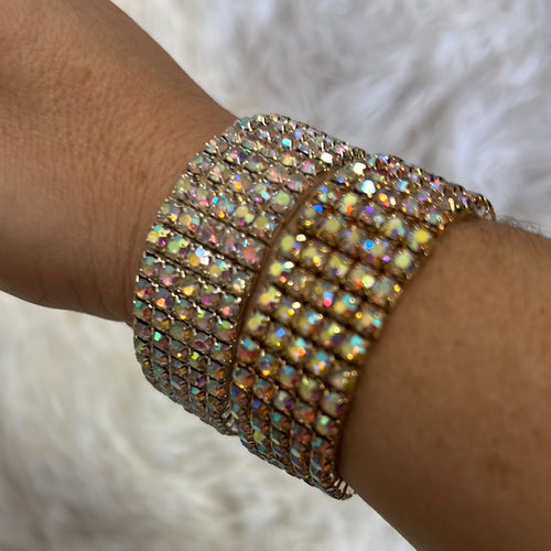 5 Width Diamond Stretch Bracelet