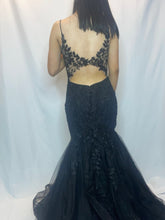 Mermaid ball gown w back cut out