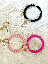 Clay Ball Key Wristlet