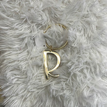 Gold Initial Keychain
