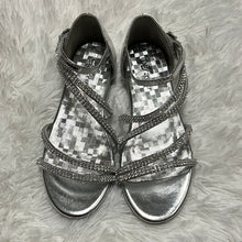 Nora Silver Rhinestone Flat Sandal
