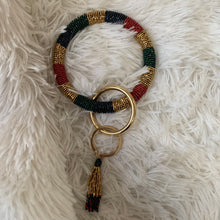 Beaded O Key Rings