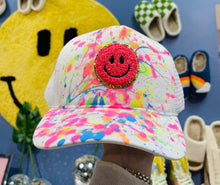 Tie Dye Smiley Hat
