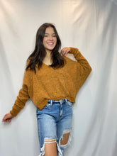 Chenille V-Neck Sweater