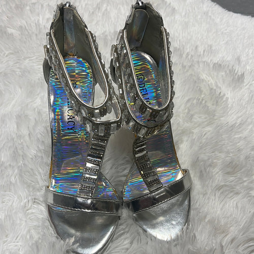 Tarra Silver Stone Stiletto Heel