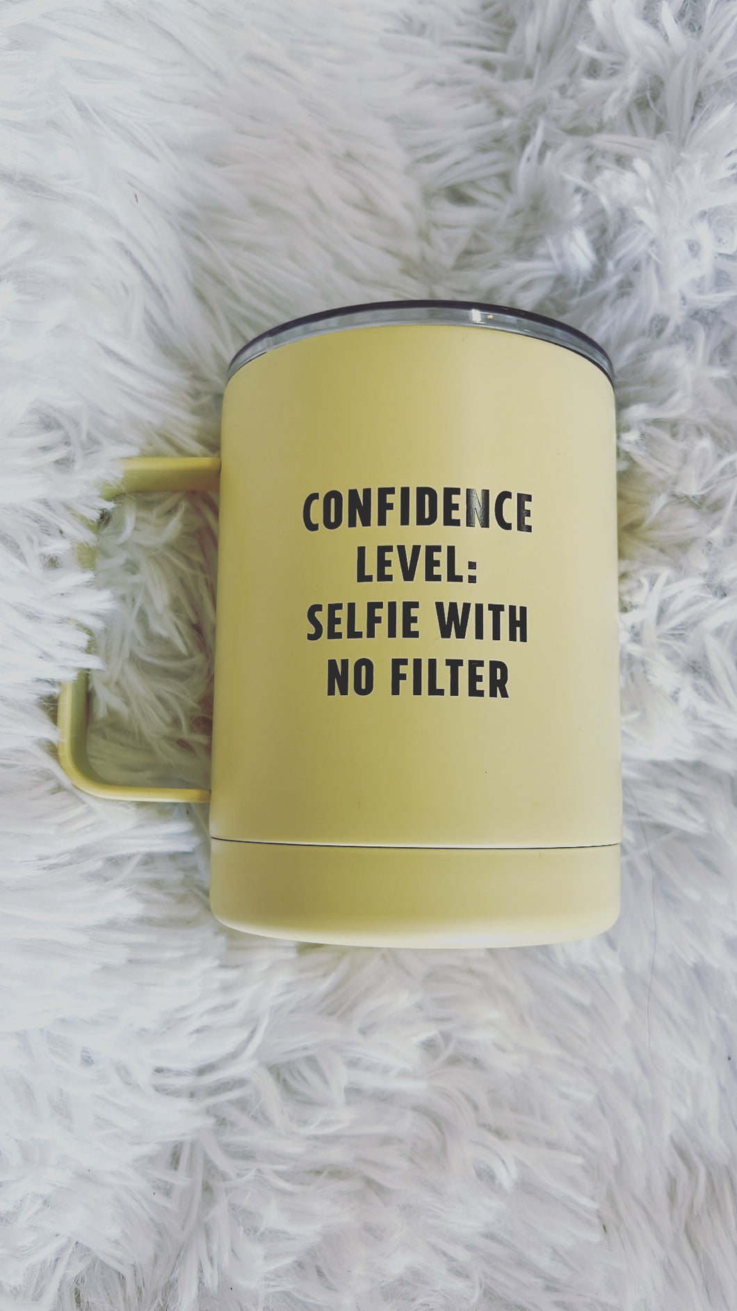 Yellow Steel Coffee Mug