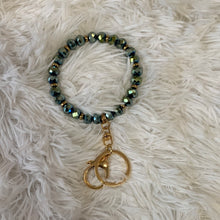 Sparkley headed key rings