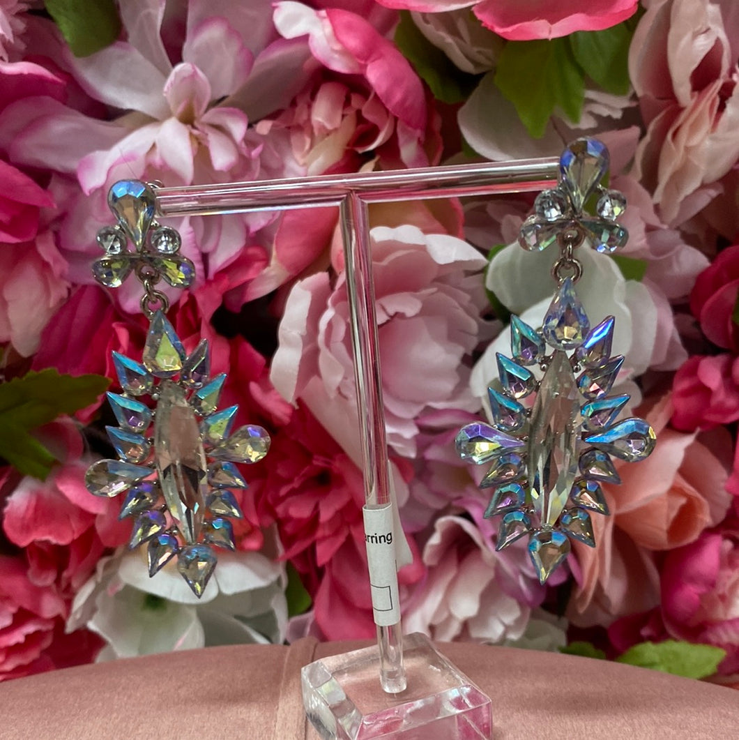 Blue Ice AB Icicle Earring